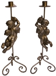Donald Trump Personally Owned Candlesticks -- Displayed on the Dinner Table at the Trump Tower Residence During His Marriage to Marla Maples